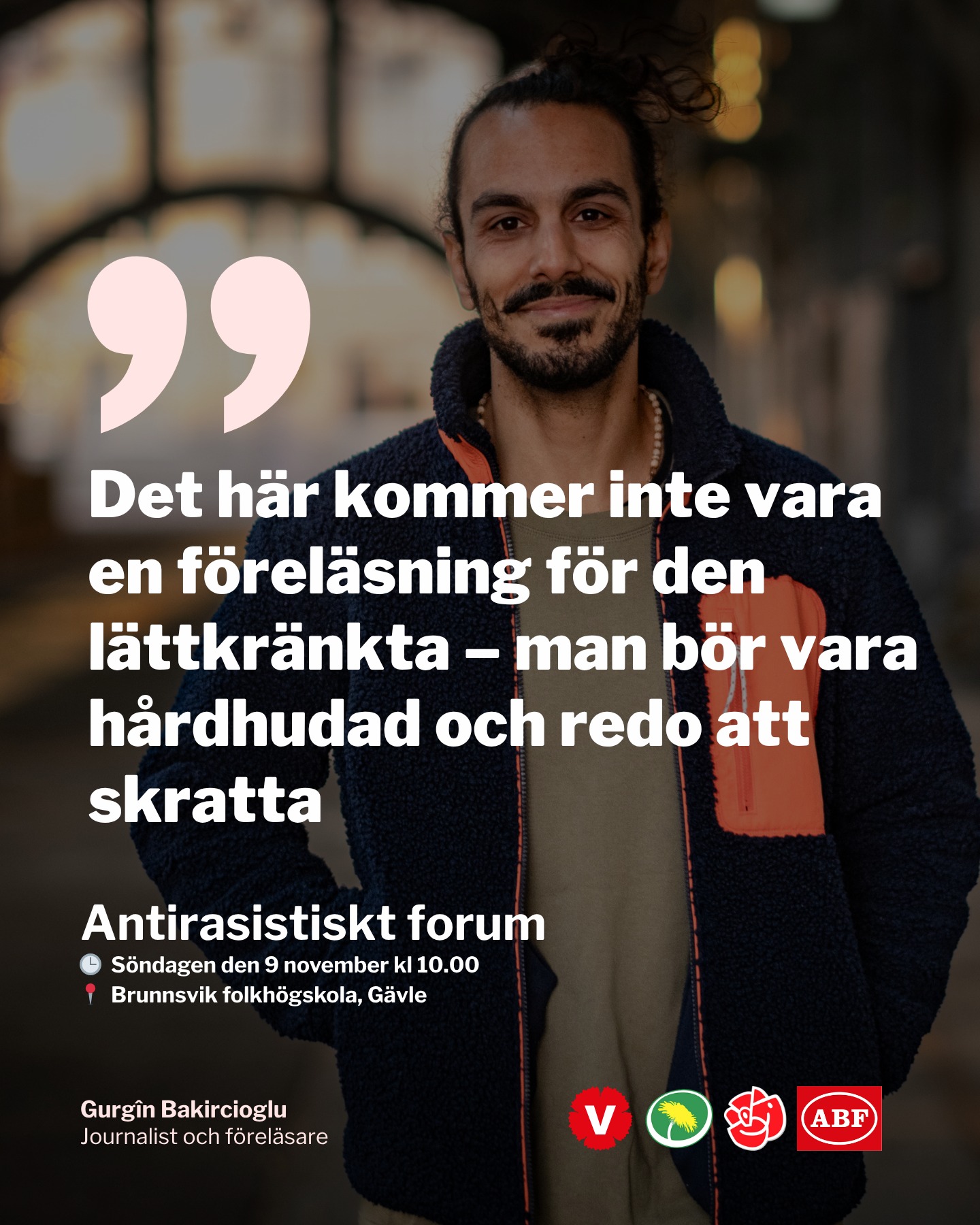 Det här kommer inte vara en föreläsning för den lättkränkta - man bör vara hårdhudad och redo att skratta